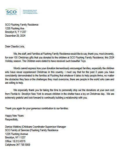 Cladia 2024 thank you 